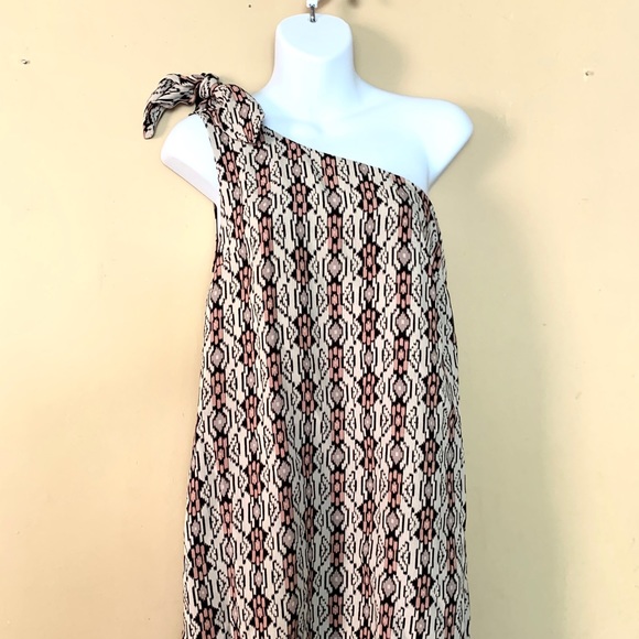 Nwot Free People Aztec diamond one shoulder dress - Picture 7 of 9